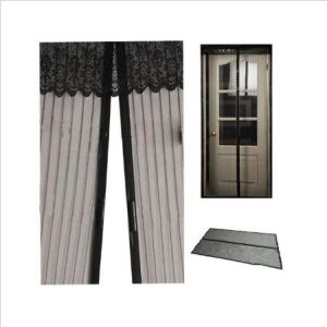 Magnetic Mosquito Curtain Black