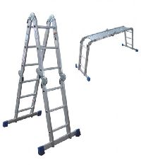 Blue Aluminium Foldable Ladder