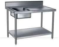 Steel 1 Sink Table