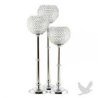 Crystal Center Piece Candle Holder