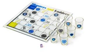 Shooters and Ladders Drinking Game Set