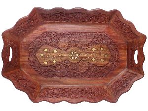 Wooden Fruit Serving Tray