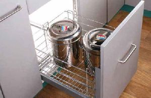 Modular Kitchen Grain Trolley