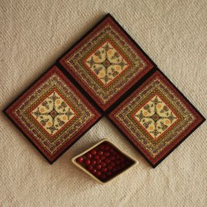 Wooden Tea Coasters