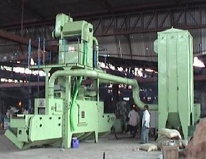 LSPM Leaf Spring Shot Blasting Machine