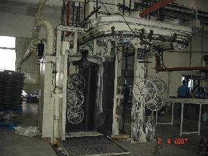 SHM Spinner Hanger Monorail Shot Blasting Machine