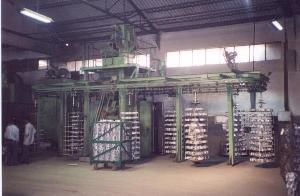 SHM Spinner Hanger Monorail Shot Blasting Machine