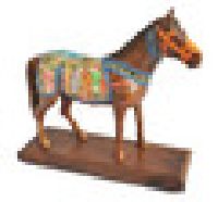 Wooden Hand Carved Horse