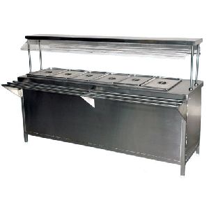 Stainless Steel Bain Marie Fast Food Counter