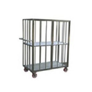 stainless steel cage trolley