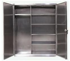 stainless steel cupboard