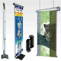 Scrolling Banner Stand