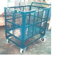 Wire mesh trolley