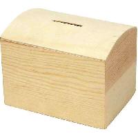 Plain Wooden Money Box