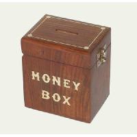 Wooden Money Box