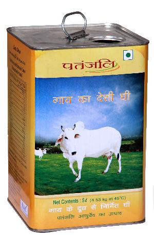 5 Ltr Square Ghee Tin with Offset Full Printing