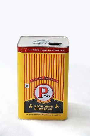 Square Tin Container