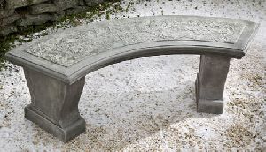 Glazed Stone Bench