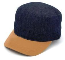 Denim Lining Printed Cap