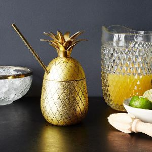 Brass Pineapple Mug