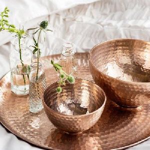 copper bowls hammered