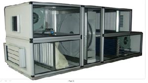 Air Handling Unit With Heat Recovery Wheel