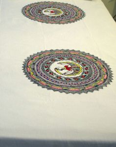 Dancing Girl Madhubani Art Dupatta