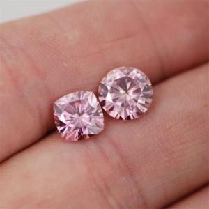 Pink Moissanite Diamonds