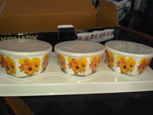 3 Pc Melamine Bowl Set