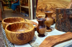 carved wooden handicrafts