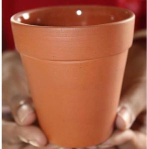 Terracotta Clay Cutting Chai Glass