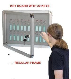 20 Key Hanging Board