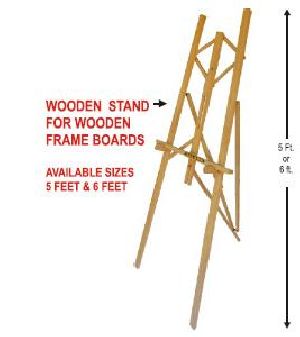 Wooden Frame Board Stand