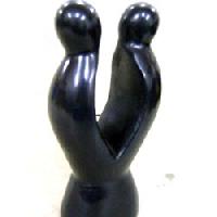 Black Stone Sculpture