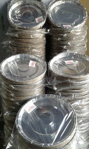 Round Silver Paper Plates