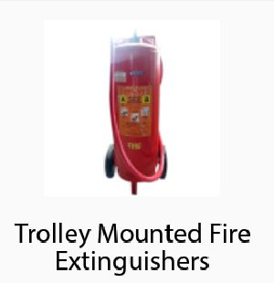 Trolley Mounted Fire Extinguisher