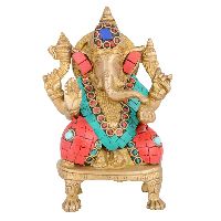 Chowki Ganesh Statue