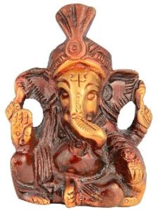 Sitting Ganesha Terbine Statue