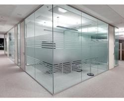 Toughened Glass Office Partition