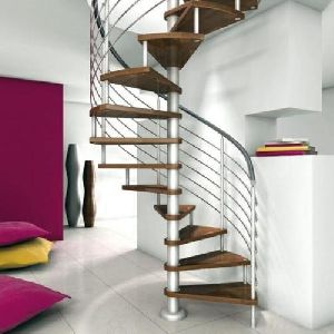 Stainless Steel Spiral Staircase Railings
