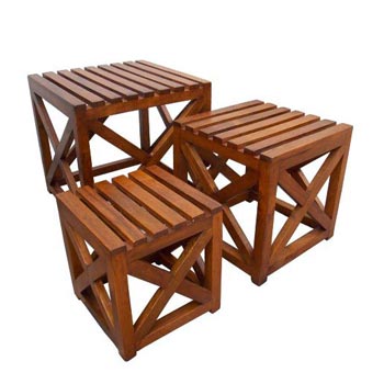 Contemporary Wooden Stool