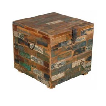 Reclaimed Wooden Storage Trunk