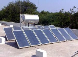 industrial solar water heating system
