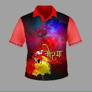 Mens Polo Neck Sublimation T-Shirts
