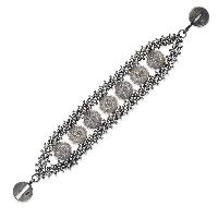 Antique Silver Guinea Bracelet