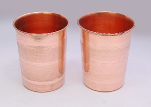 Copper Embossed Glass