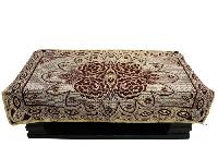 Chenille Maroon Table Cover