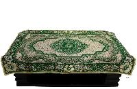 Chenille Green Table Cover