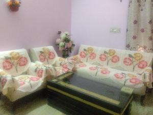 Net emboss sofa cover