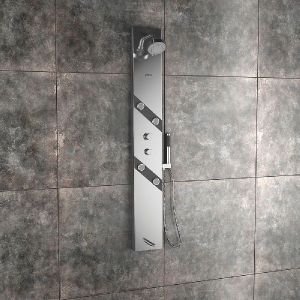 Amora Steel Matte Shower Panel